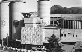 Fábrica de cemento de Añorga. Archivo histórico.