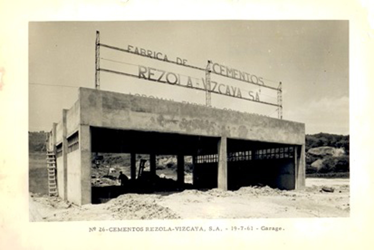 Construcción de la Fábrica de cemento de Arrigorriaga