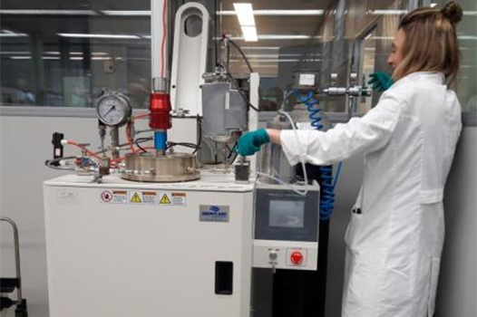 Laboratorio fábrica de cemento Heidelberg Materials