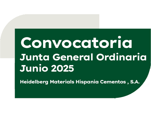 Anuncio Convocatoria Junta General Ordinaria Heidelberg Materials Hispania Cementos, S.A.
