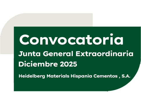 Anuncio Convocatoria Junta General Extraordinaria Heidelberg Materials Hispania Cementos, S.A.