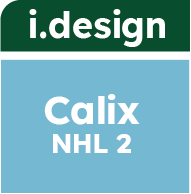 Logo del producto Calix NHL 2 de i.design, relacionado con materiales de construcción.