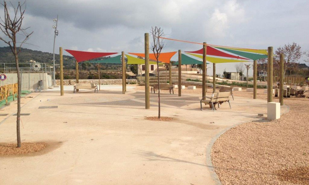 Proyecto de ampliación del parque infantil de Son Carrió en Mallorca con i.pro STABEX