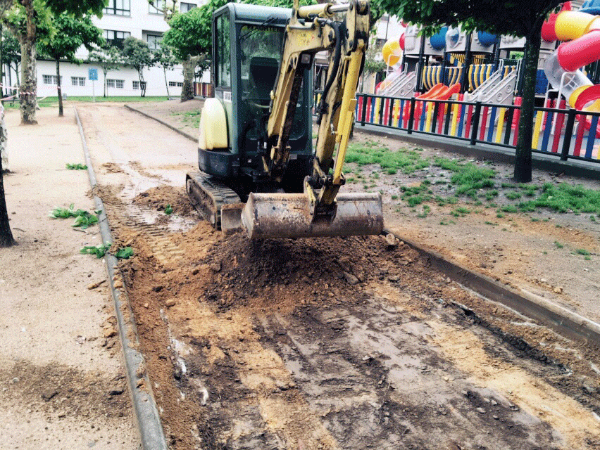 Adecuación de los caminos del Parque Abesadas con i.pro STABEX 