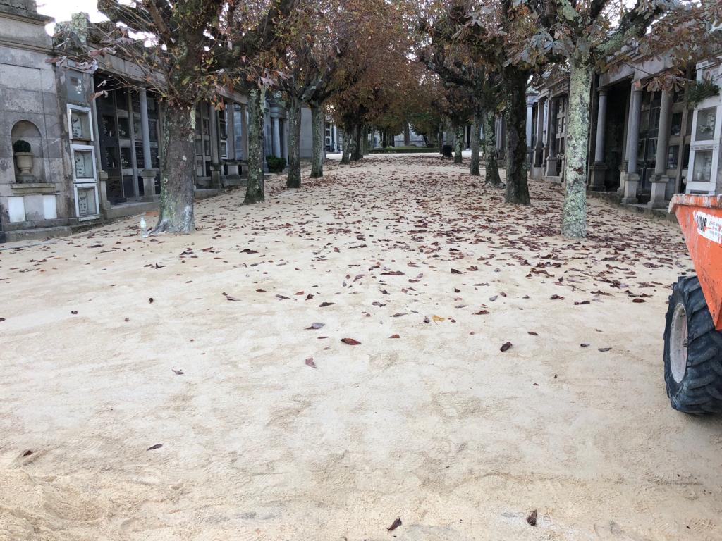 Proyecto senderos del Cementerio de Pereió (Vigo, Pontevedra) con i.pro STABEX
