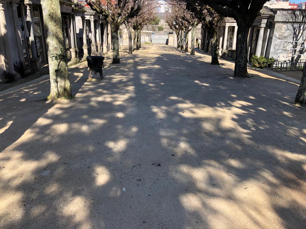 Proyecto senderos del Cementerio de Pereió (Vigo, Pontevedra) con i.pro STABEX