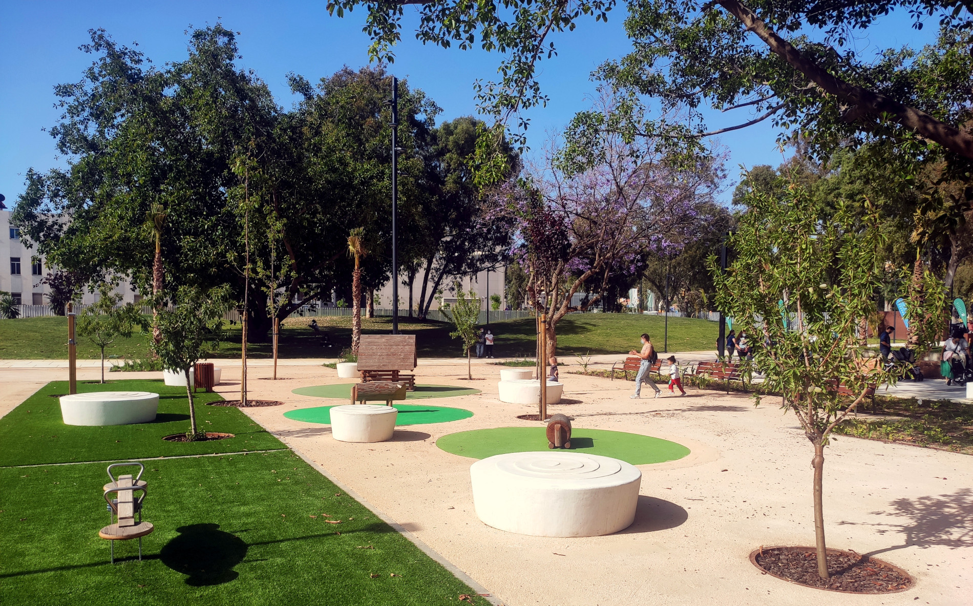 Parque Martiricos, Málaga, con i.pro STABEX