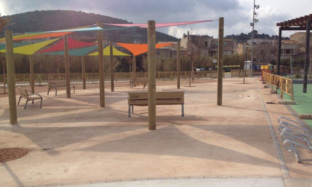 Proyecto de ampliación del parque infantil de Son Carrió en Mallorca con i.pro STABEX