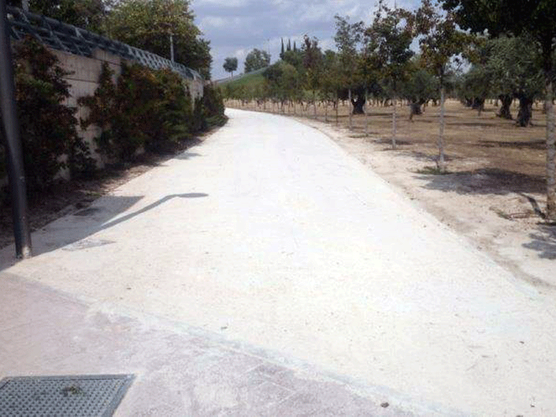 Proyecto senderos del Parque Juan Carlos I de Madrid con i.pro STABEX