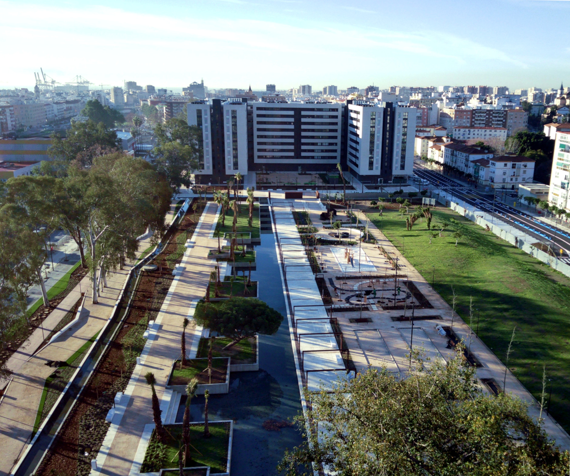 Proyecto Parque Martiricos en Málaga con i.pro STABEX.