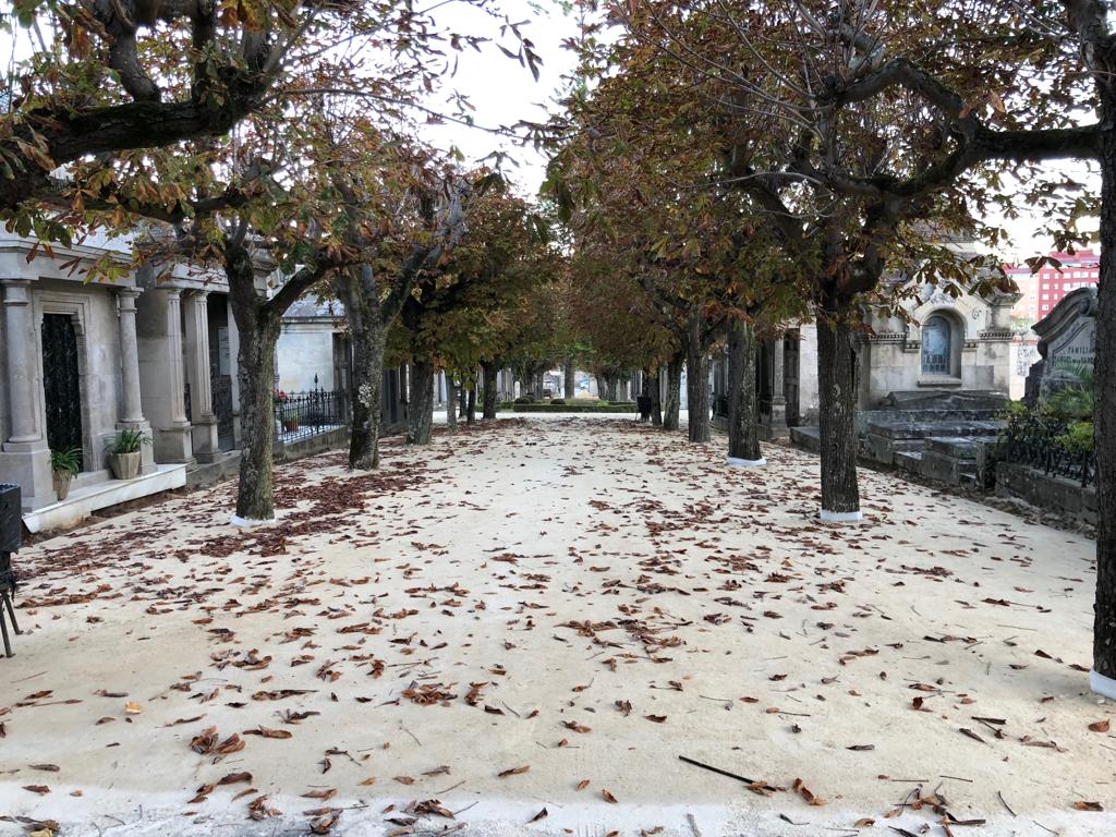Proyecto senderos del Cementerio de Pereió (Vigo, Pontevedra) con i.pro STABEX