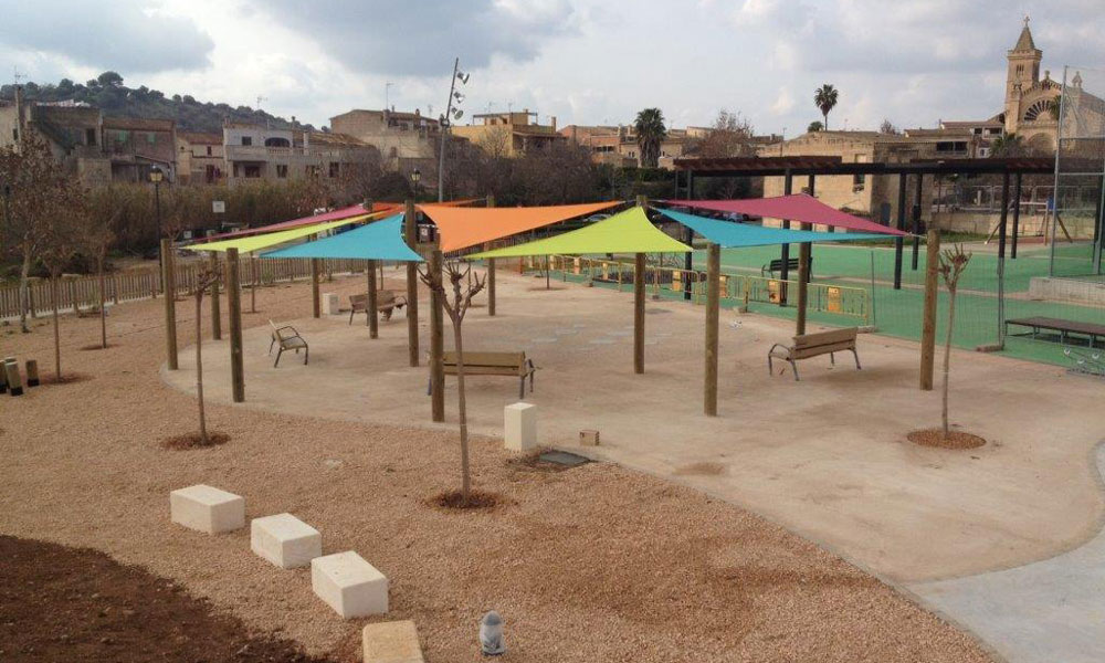 Proyecto de ampliación del parque infantil de Son Carrió en Mallorca con i.pro STABEX