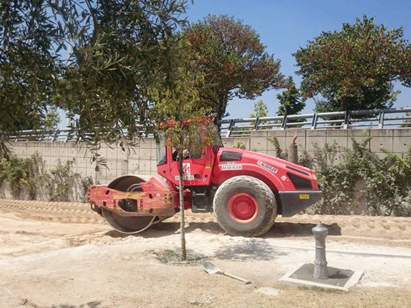 Proyecto senderos del Parque Juan Carlos I de Madrid con i.pro STABEX