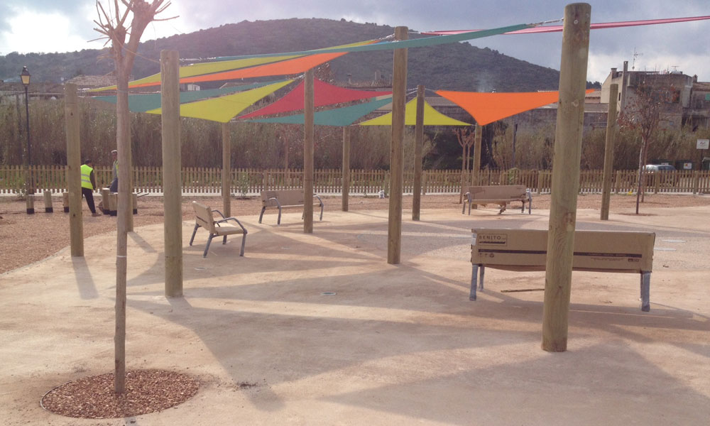 Proyecto de ampliación del parque infantil de Son Carrió en Mallorca con i.pro STABEX