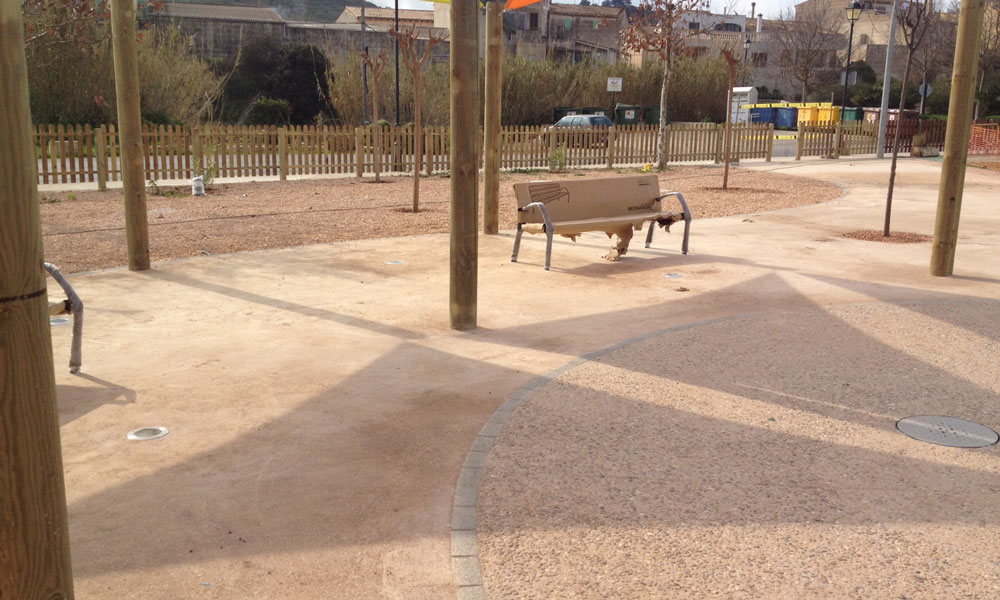 Proyecto de ampliación del parque infantil de Son Carrió en Mallorca con i.pro STABEX