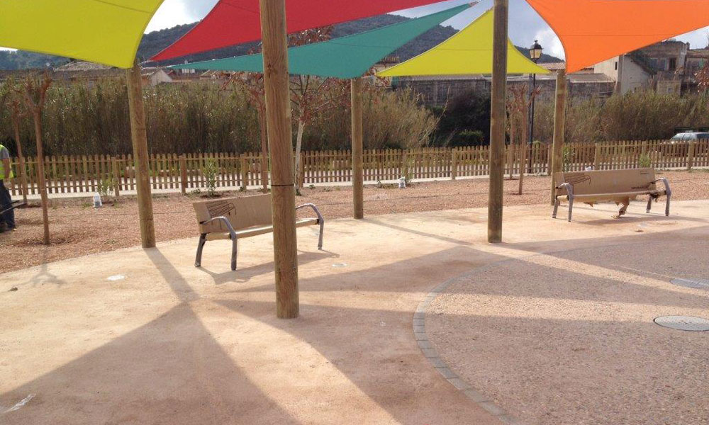 Proyecto de ampliación del parque infantil de Son Carrió en Mallorca con i.pro STABEX