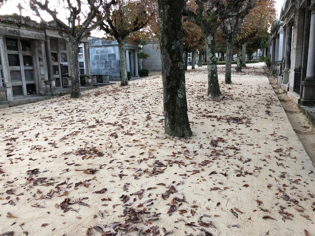 Proyecto senderos del Cementerio de Pereió (Vigo, Pontevedra) con i.pro STABEX