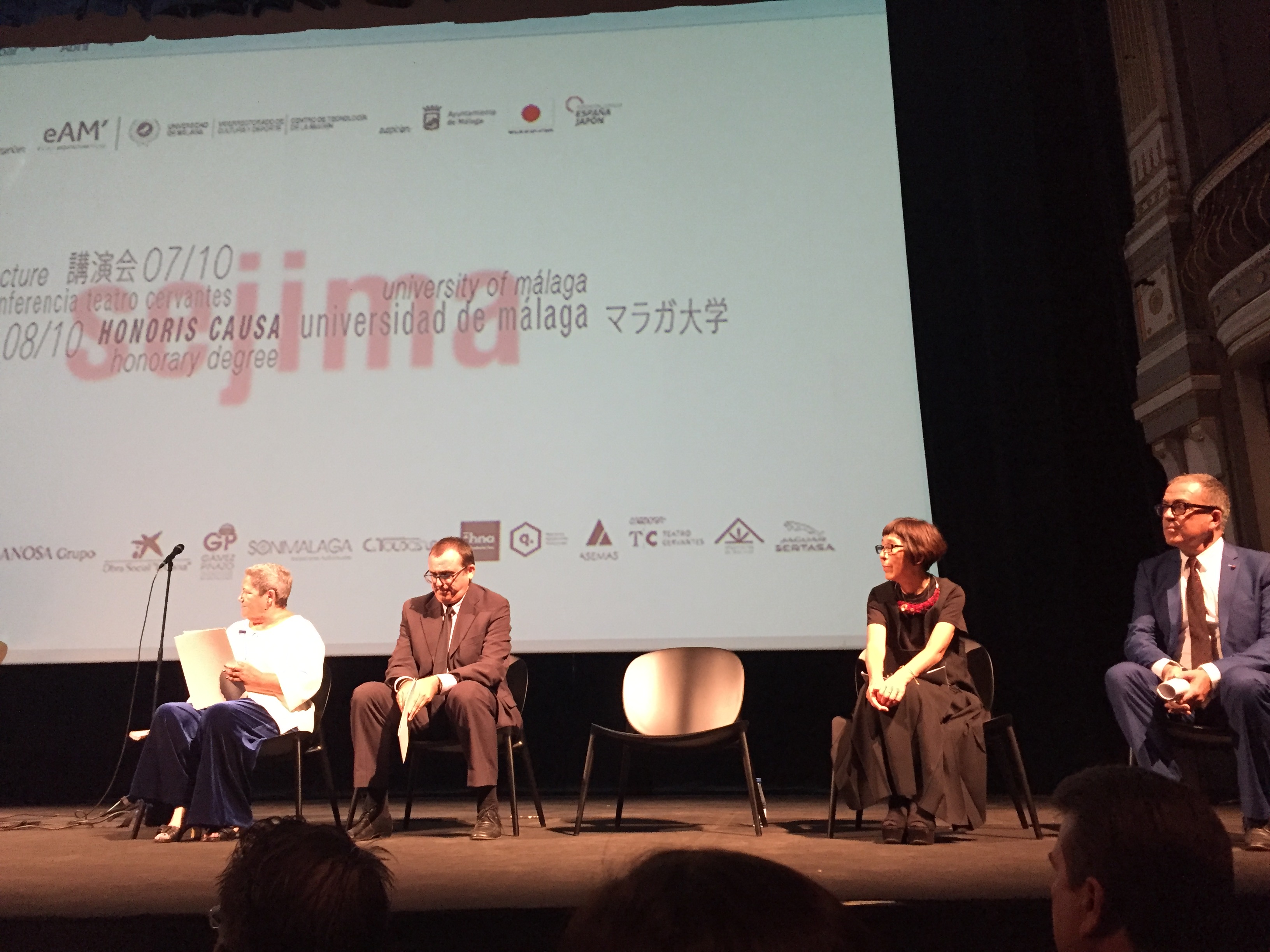 Kazuyo Sejima, doctora Honoris Causa por la UMA