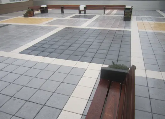 Pavimento en la Residencia geriátrica de Riaño (Asturias) con i.active ULTRA BLANCO 52,5 N