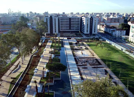 Proyecto Parque Martiricos en Málaga con i.pro STABEX.