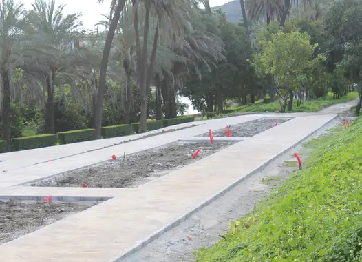 Proyecto senderos del Jardín Botánico de la Concepción en Málaga con i.pro STABEX